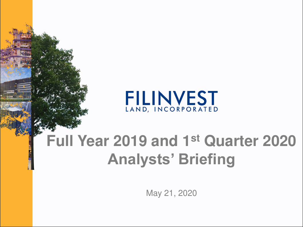 2020.5.21 FLI FY 2019 and 1st Quarter Analysts Briefing website